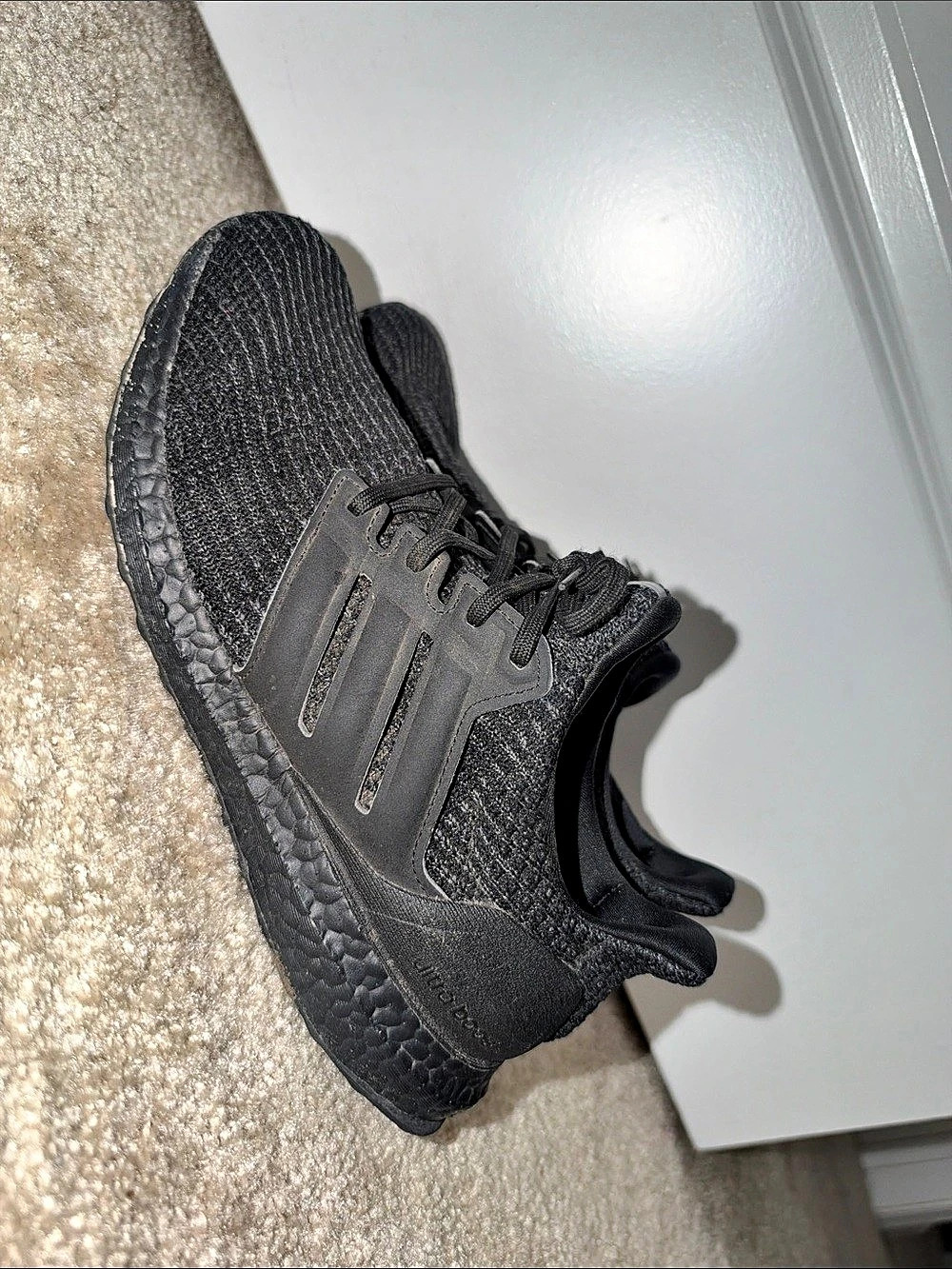 adidas UltraBoost Triple Black Athletic Shoes Black Women 9.5 U.S size